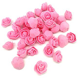 Flores Artificiales 100pcs Rosas Falsas De 3cm Decoraci...