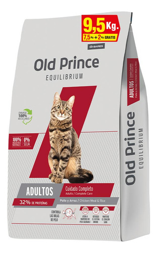 Old Prince Equilibrium Gato Adulto 7.5 Kg + 2 Kg