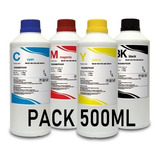 Kit 500ml Para Epson L3210 L3251 L395 L3110 L5290 L1110 L121