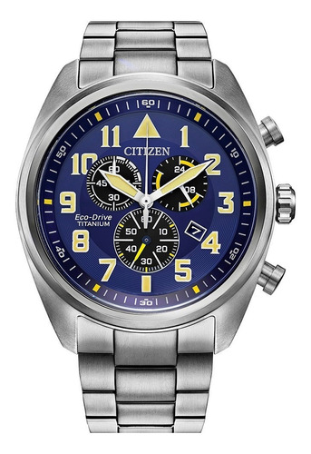 Reloj Citizen Eco Drive Titanium Zafiro At2480-57l Original