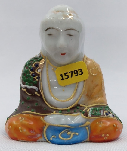 15793 Raro Buda Satsuma Japonês Porcelana Mikado
