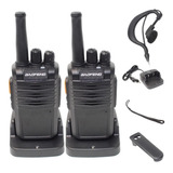 Kit 2 Radios Transmisor Baofeng M77 7w 5800mah + Manos Libre