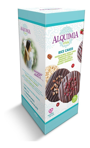 Galletas Arroz Quinoa Linaza Chocolate 352g Alquimia Viva