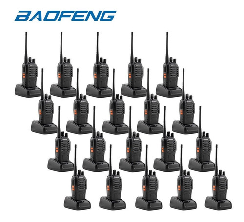 Combo 20 Radioteléfonos Baofeng Bf-888s V2 20km +audifonos