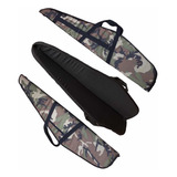 Funda Carabina Rifle Fusil 1,30 Acolchada Correa Camouflada