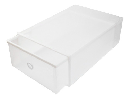 Set X 12 Organizadores Cajón Zapatos Blanco