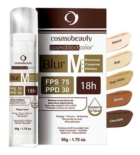 Blur M Bronze Base Para Melasma Fps75 Cosmobeauty 50g