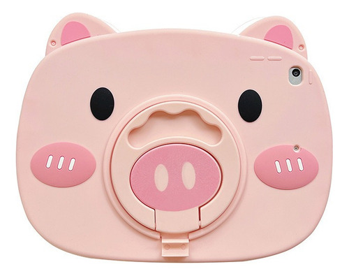 Estuche For Tableta Pink Piggy De 360 ° Para