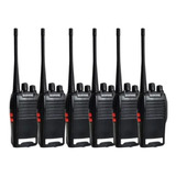 Kit 6 Radio Walk Talk Comunicador 16 Ch 12km Baofeng 777s Ht