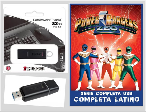 Usb 32 Gb -  Power Rangers Zeo