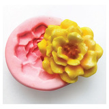 Molde Silicone Rosa Florzinha Sabonete Biscuit - Oferta 