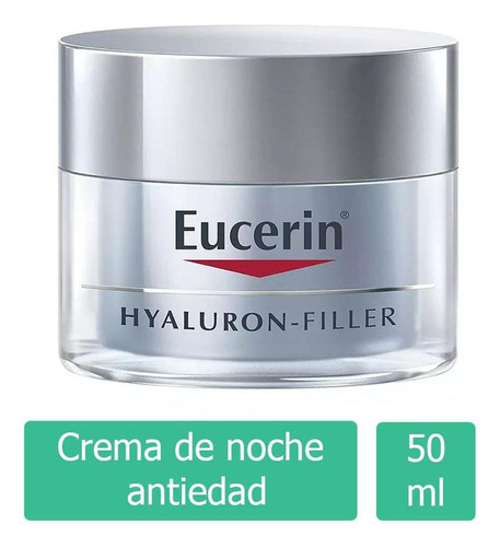 Eucerin Hyaluron-filler Crema De Noche Antiedad Frasco Con 5