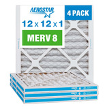 Aerostar Filtro De Aire Plisado Merv 8 De 12 X 12 X 1 Pulgad