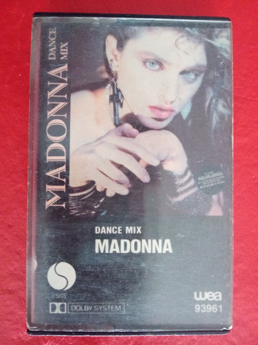 Madonna Dance Mix Cassette Maxi Nacional 