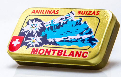 Anilinas Montblanc® Cajita Dorada Varios Colores Disponible