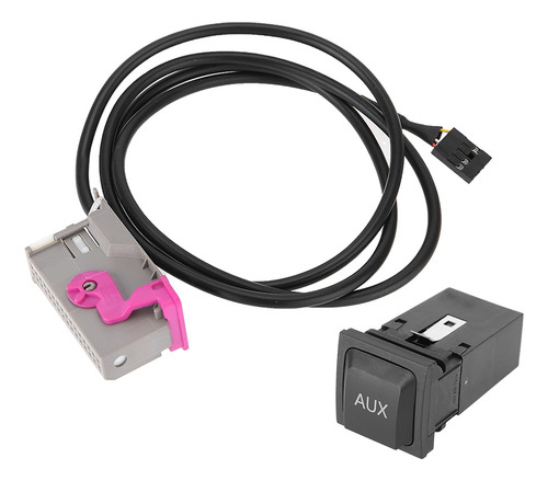 Conector De Cable De Entrada Auxiliar Automotriz Con Cd De C