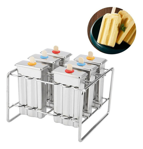 Soporte Para Paletas De Helado De Acero Inoxidable E