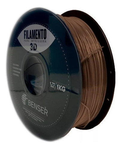 Filamento Abs Premium 1.75mm Marrom 1kg P/ Impressora 3d Nf 