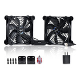 Scccf Ventilador De Control Dual Usb De 4.724 in, Ventilador