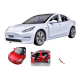 Tesla Model3 Coche Modelo Aleación Playmobil 1:32
