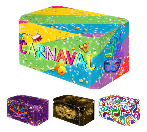 Toalha Capa Decoração Mesa Sublimado Carnaval Veste Fácil