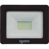 Lampara Tipo Reflector Led 20 W 1000 Lm 110/240v Marco Negro
