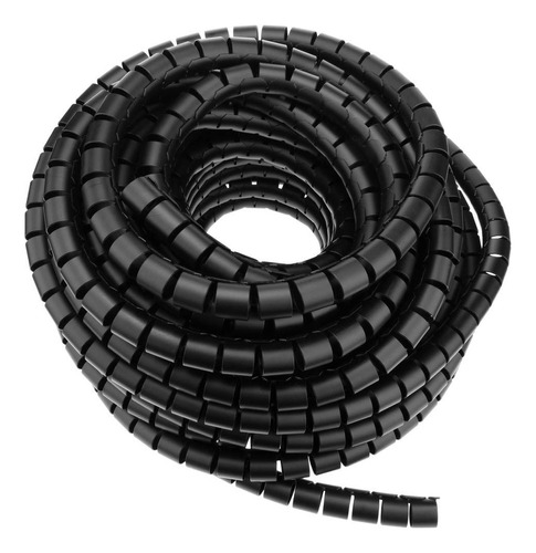Tubo Organizador Espiral De Cables Radox 080-972 13mm 10mts Color Negro