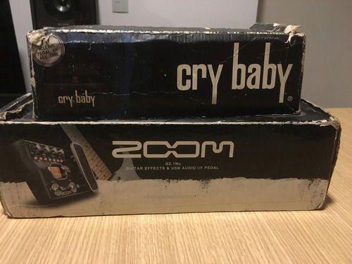 Liquido!!!! Pedalera De Guitarra Zoom G2.1nu + Cry Baby