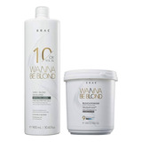 Braé Pó Descolorante 500g + Ox Wanna Be Blond 10 Vol 900ml