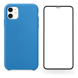   Kit Capinha Capa Case + Película 3d Compatível iPhone 11 