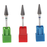 3x 3/32 '' Nail File Bit Manicure Pedicure Drill Bits