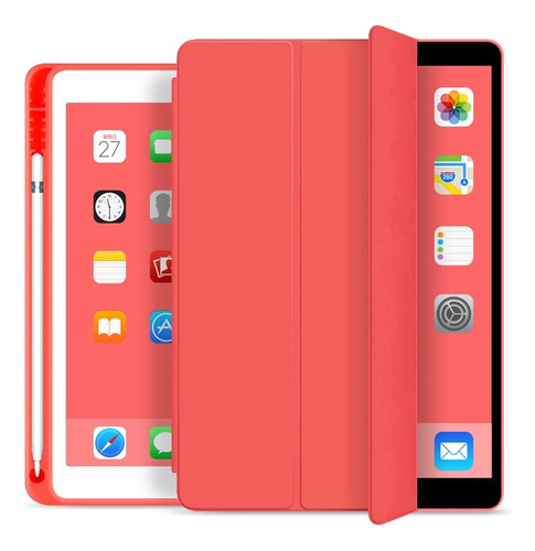 Smart Cover Con Portalápiz Para iPad De 7ª/8ª/9ª Gen. 10.2''