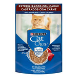 Purina Cat Chow Sachet Esterilizados Carne 85 Gr