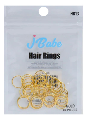 Anillos Para Cabello Gold Y Silver 40 Pz. J Babe 