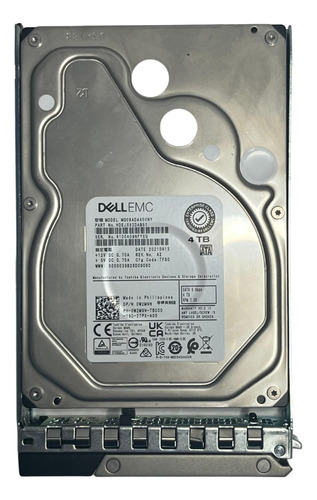 Hd Dell 4tb 7.2k 3.5 Sata 6gb W2m9n 0w2m9n (com Gaveta Nova) @