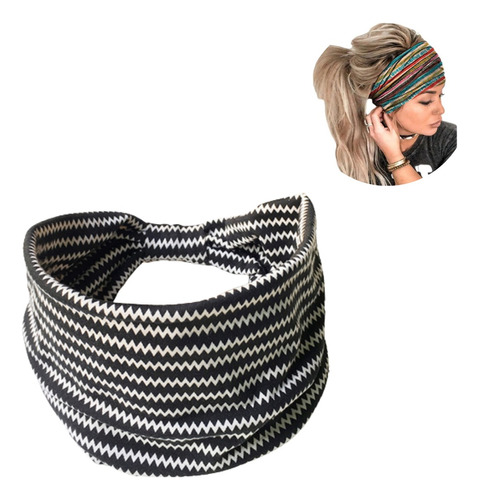 Diadema Turbante Banda Resorte Maxi Ancha De Colores Maxiban