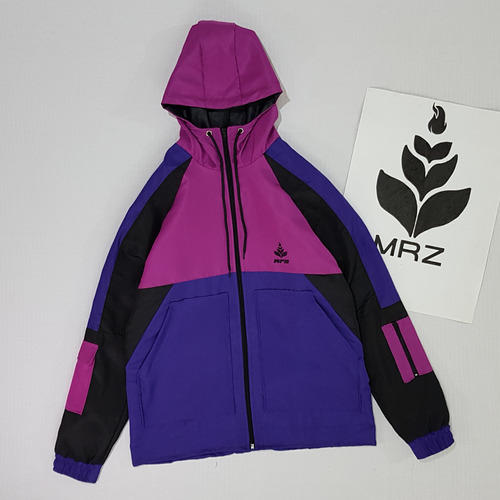 Campera Rompeviento Purpura 