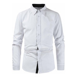 Camisa Social Masculina Com Gola De Smoking, Vestido Do Noiv