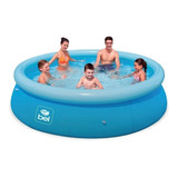 Piscina Inflável Portátil Redonda 4600l Azul Belfix Promoção