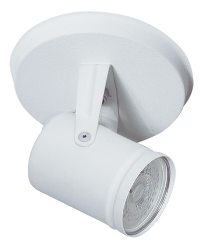 Aplique Spot 1 Luz Dicroica Led Móvil Pared Techo Completo 