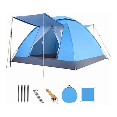Tienda Casa Campaña Camping Acampar Para 4personas 210×200cm Color 1 | Envío gratis