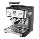 Cafetera Espresso Molinillo Zego Doble Taza Vapo 2,6l 2300w 