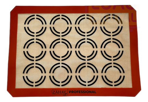 Tapete Culinário Silpat De Silicone P/ Forno C/ Molde Cookie