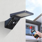 Lámpara Con Sensor Reflector Solar De 3 W Led Street Wall Po