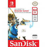 Tarjeta Memoria 64gb Microsdxc Para Nintendo Switch