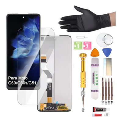 Pantalla Lcd Para Moto G60\u002Fg60s\u002Fg51 5g\u002Fg40 Fusion Xt2133 Negro | Meses sin interés