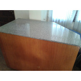 Mueble Caja Con Mesada De Granito 1.30x0,70 Con Chanfle