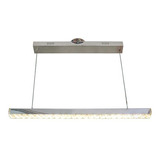 Pendente Cristal K9 Led Linha Reta 80cm