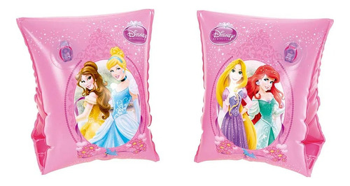 Kit Boia De Braço Inflável Princesas Disney Menina Infantil