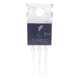 Pack X 5 Transistor Tip41 Tip41c Npn To-220 6a 100v